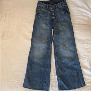 Girls Gap wide leg jeans